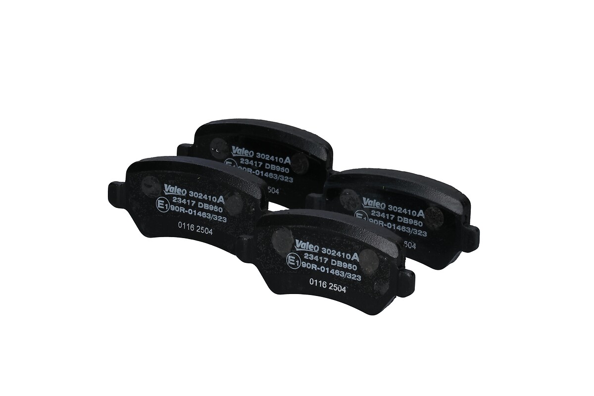 Jeu de 4 plaquettes de frein VALEO ref. 302410A